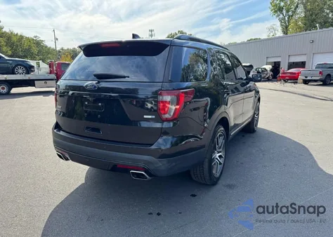 2017 Ford Explorer Sport из США, поврежденный, VIN 1FM5K8GT5HGC09831